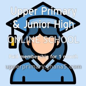 paid membership for 1 month upper primary junior high online school