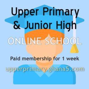 paid membership for one week upper primary junior high online school